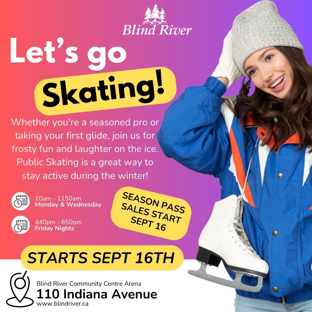 Public Skating Season Pass sales start September 16th