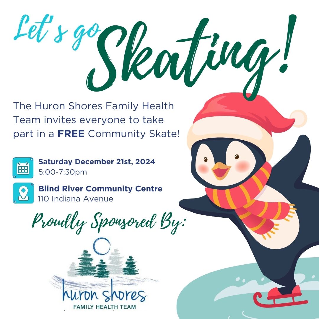 Huron Shores Family Health Team Sponsored free skate