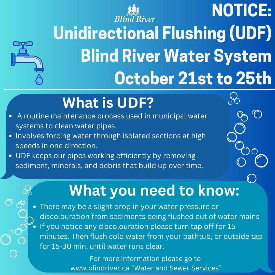 Undirectional Flushing October 21-25th