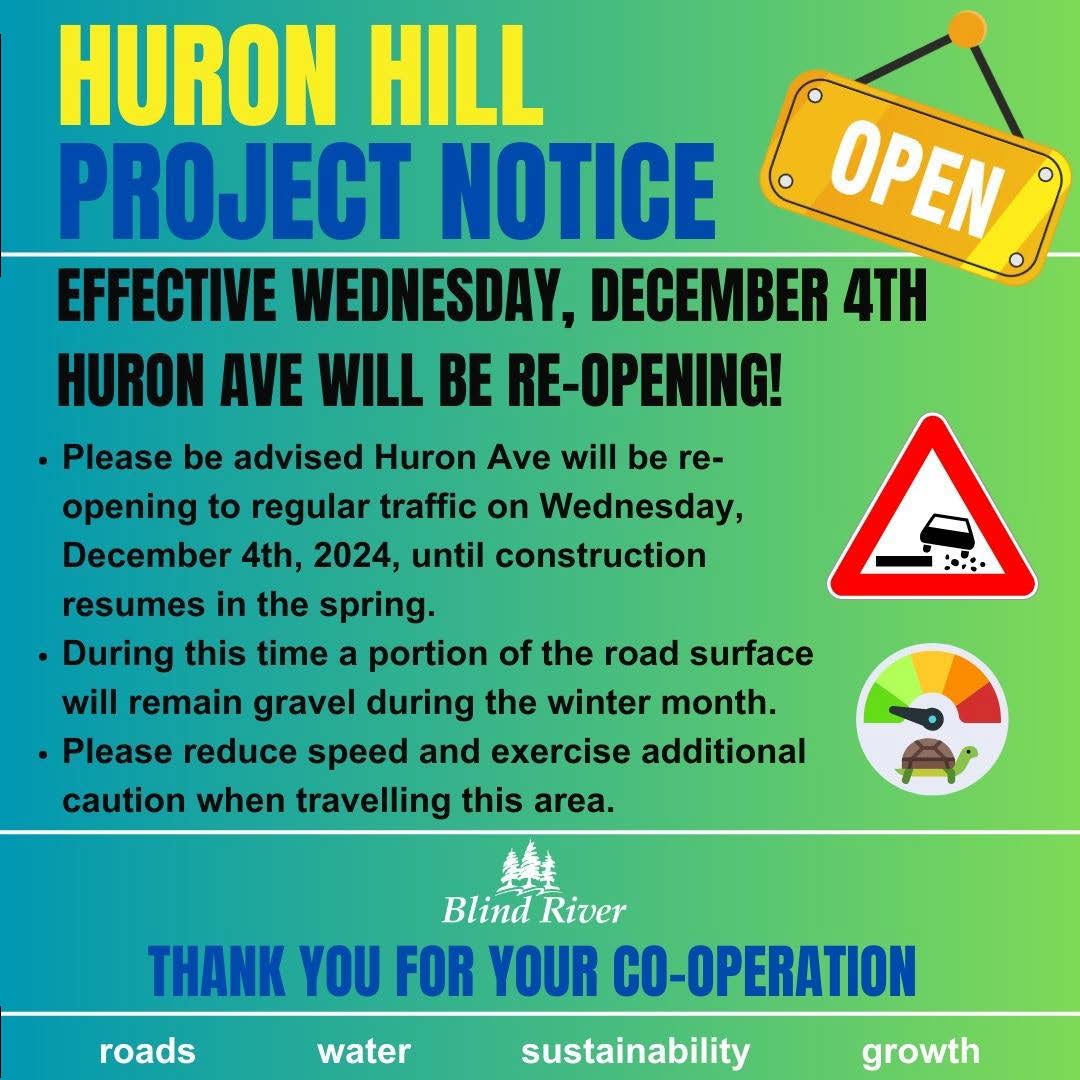 Huron Avenue re-opening