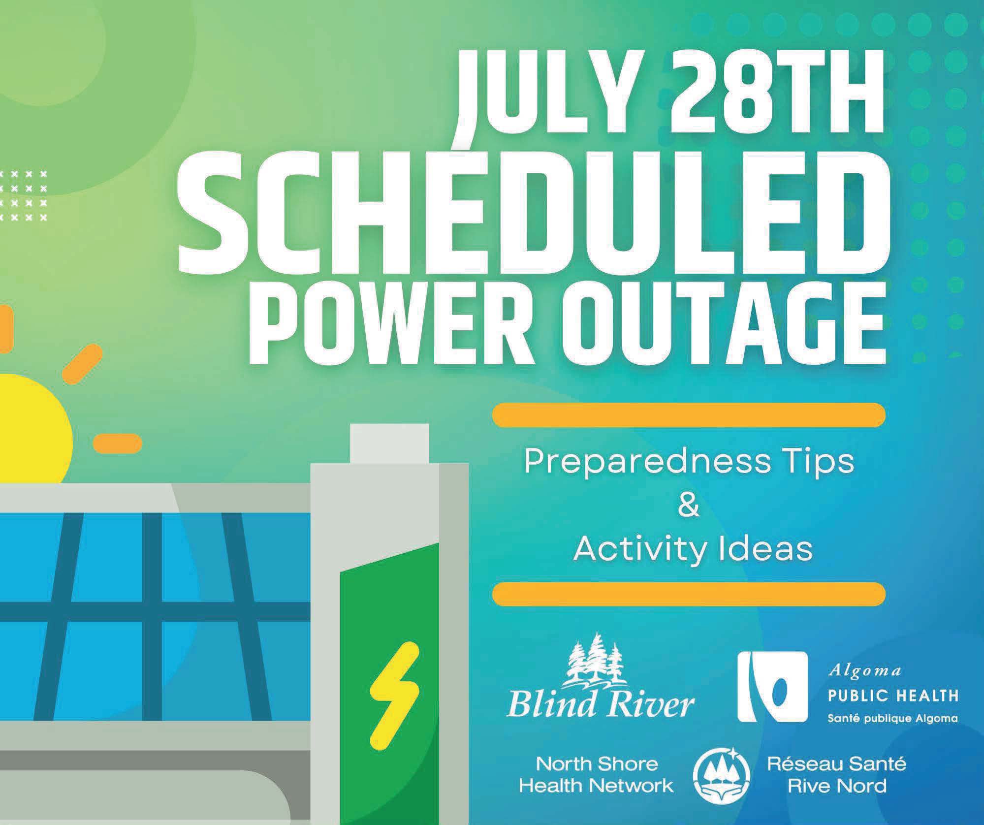 July 28 Planned Power Outage