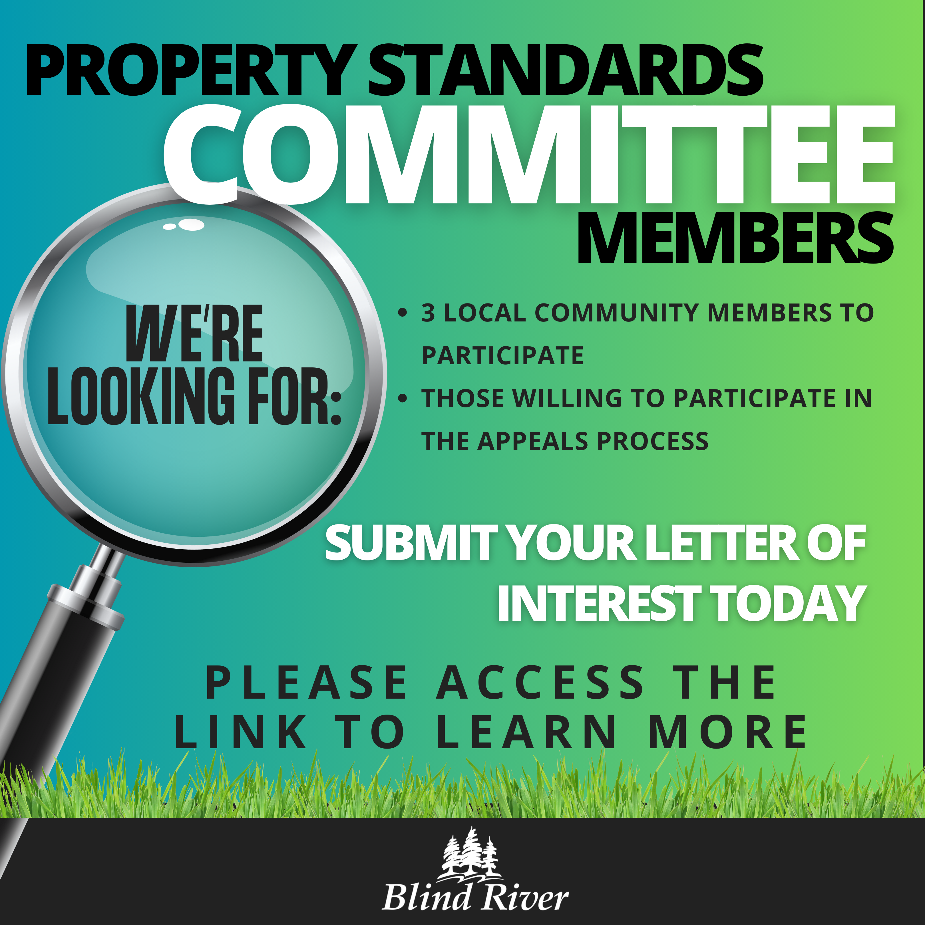Property Standards committee ad